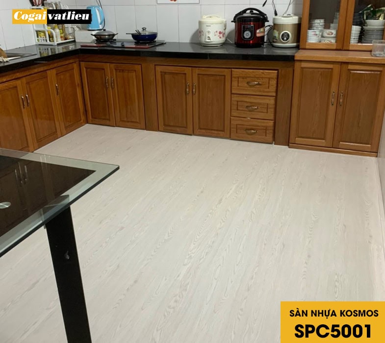 Sàn nhựa Kosmos đế cao su SPC5001 Sàn nhựa Kosmos đế cao su SPC5001