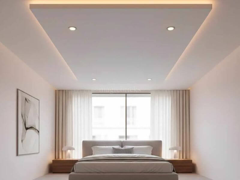 32+ Mẫu trần thạch cao phòng ngủ đẹp hiện đại cho không gian sống 48 Các thiết kế trần thạch cao phòng ngủ theo phong cách tối giản