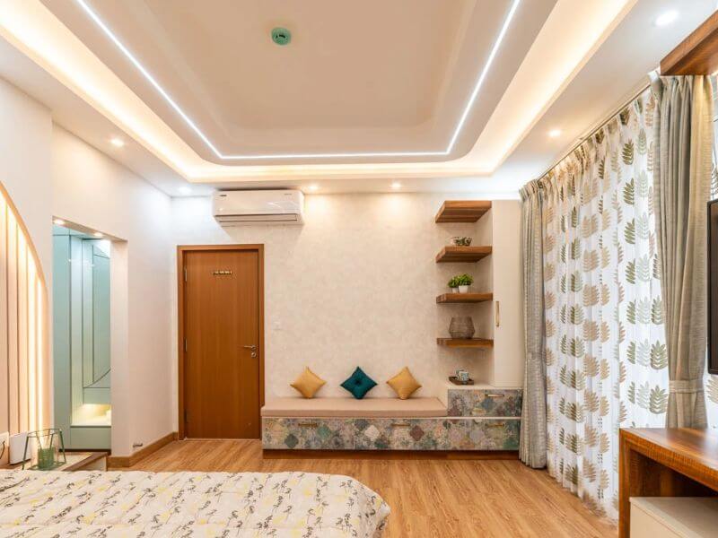 32+ Mẫu trần thạch cao phòng ngủ đẹp hiện đại cho không gian sống 61 Giải pháp trần thạch cao tối ưu cho phòng ngủ diện tích 10m2