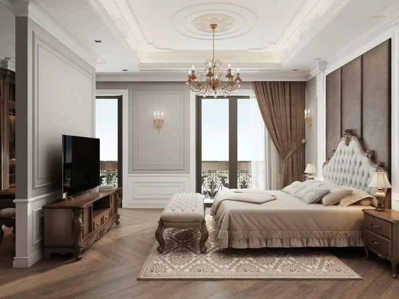 32+ Mẫu trần thạch cao phòng ngủ đẹp hiện đại cho không gian sống 60 Giải pháp trần thạch cao tối ưu cho phòng ngủ diện tích 10m2