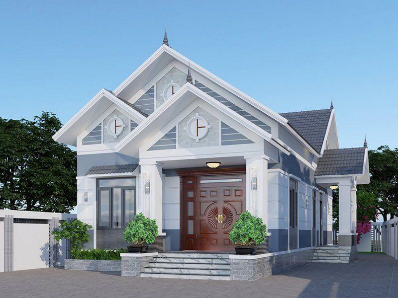 Nhà mái thái đẹp hiện đại dẫn đầu xu hướng kiến trúc năm 2026 23 Kiến trúc nhà cấp 4 mái thái truyền thống