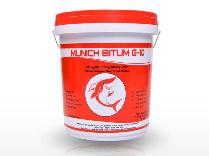 10 Vật liệu chống thấm hiệu quả được ưa chuộng thi công hiện nay 11 Màng chống thấm gốc bitum Munich Bitum G10