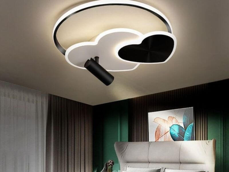 32+ Mẫu trần thạch cao phòng ngủ đẹp hiện đại cho không gian sống 67 Thiết kế trần thạch cao hình trái tim tạo điểm nhấn lãng mạn