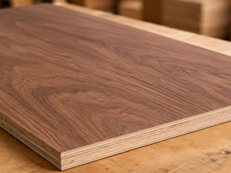 Gỗ plywood là gì? Thông tin chi tiết về đặc điểm và ứng dụng 17 Ván ép gỗ óc chó (Walnut Plywood)