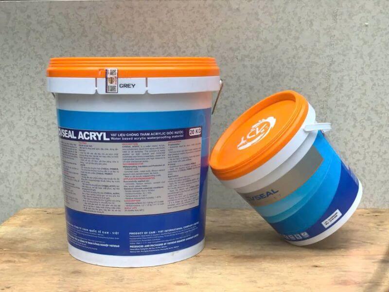 10 Vật liệu chống thấm hiệu quả được ưa chuộng thi công hiện nay 15 Vật liệu chống thấm Acrylic
