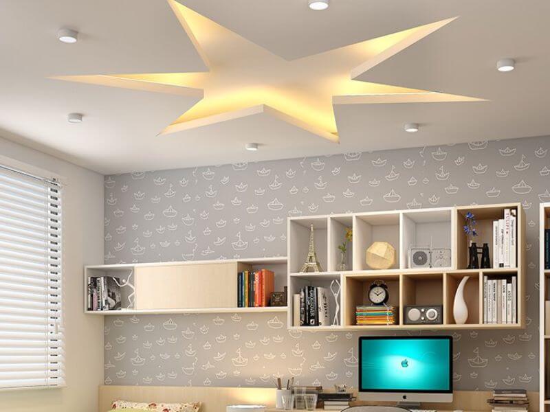 32+ Mẫu trần thạch cao phòng ngủ đẹp hiện đại cho không gian sống 52 Ý tưởng thiết kế trần thạch cao cho không gian của trẻ nhỏ